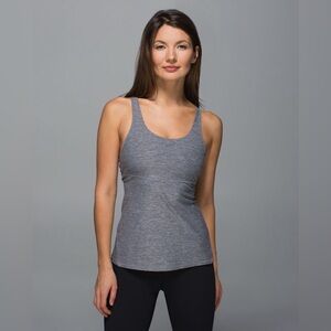 Lululemon Crossback Tank II Heathered Slate